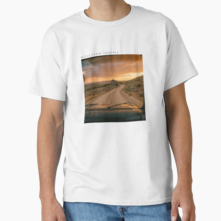 Miles From Trouble (white) by BackroadVibes