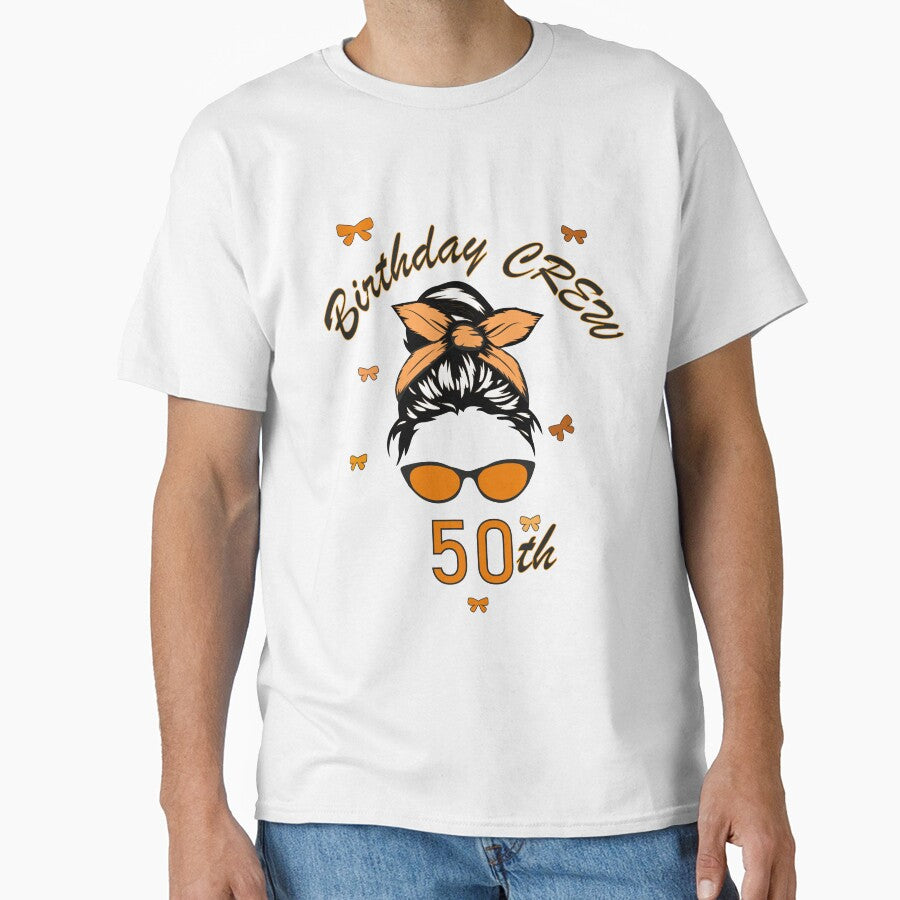 Birthday Shirt, 50th Birthday Party Shirts for Woman, Matching 50th Birthday Shirts, Birthday Squad, 50th Birthday Gift, 50th Birthday Party Shirts for Woman by ANO  RIC