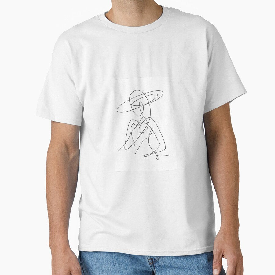 Minimal Line Art Human Figure – Abstract Continuous Line Drawing by linesbydunja