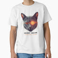 Cyberpunk Cat Low Thirst Drive Desert Adapted Vet Tech by PurrLab Studio