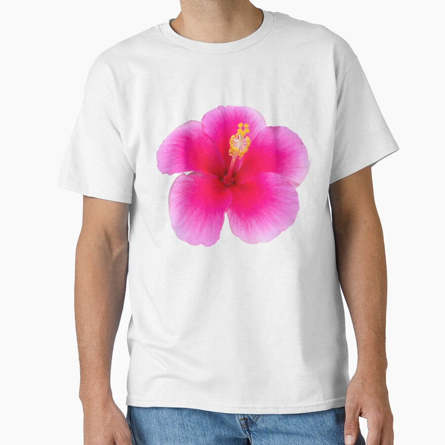 hibiscus minimal summer girly t shirt by MAISONDEPODIUM