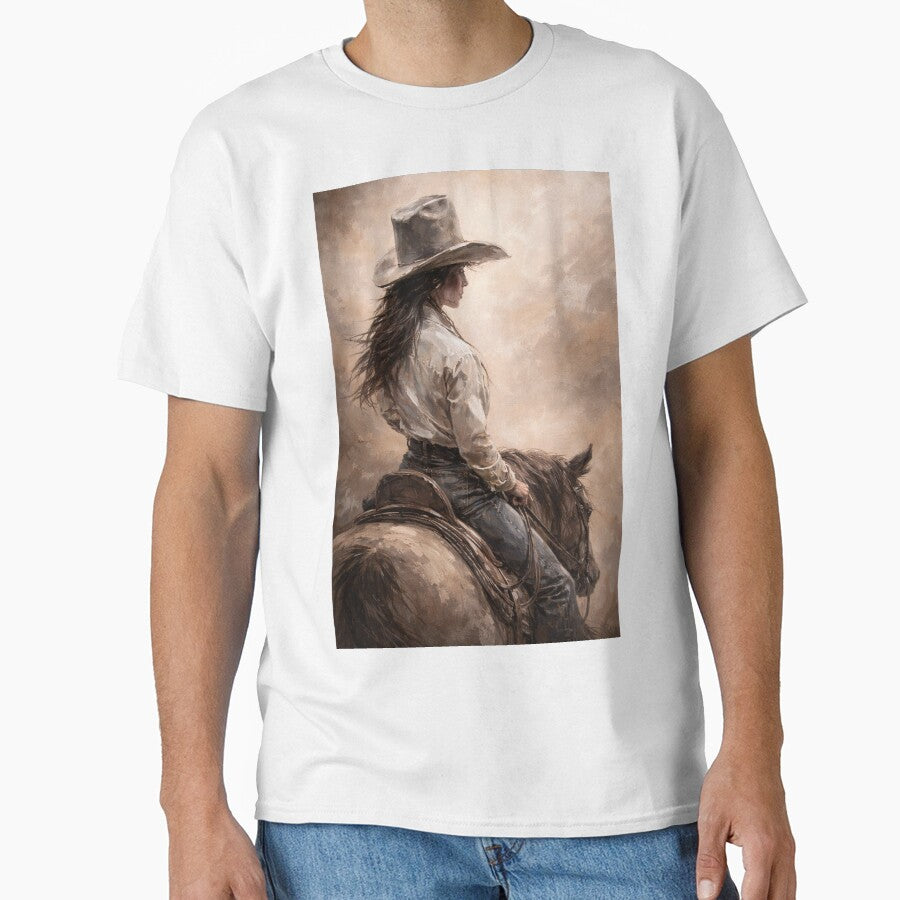 Frontier Grace — Western Cowgirl Portrait by SarahRoseZenaun
