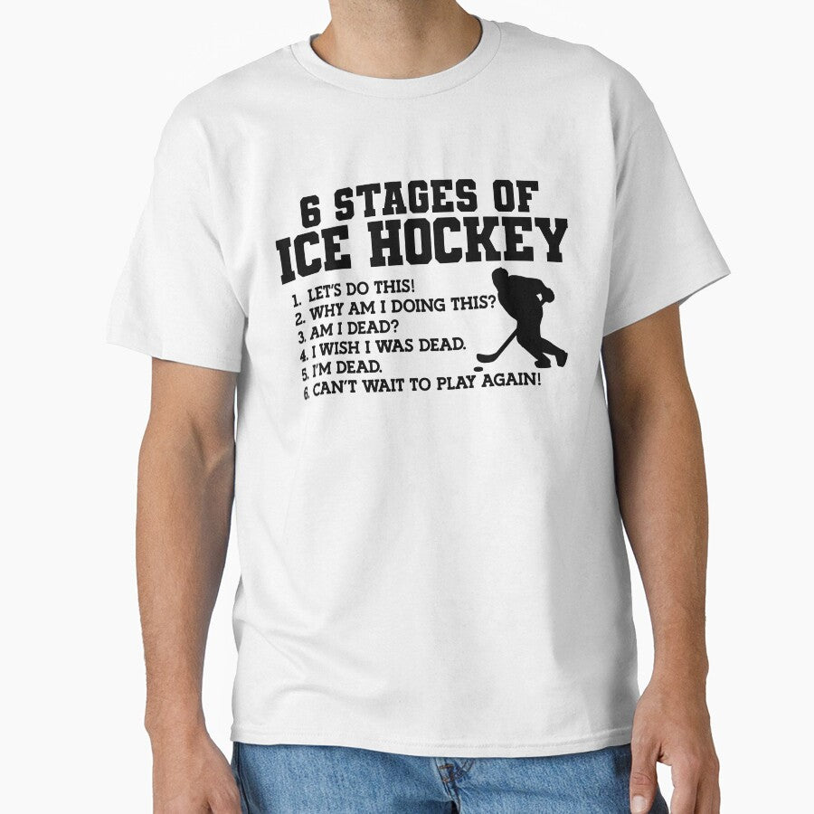 6 stages of hockey by PERsonalthreads