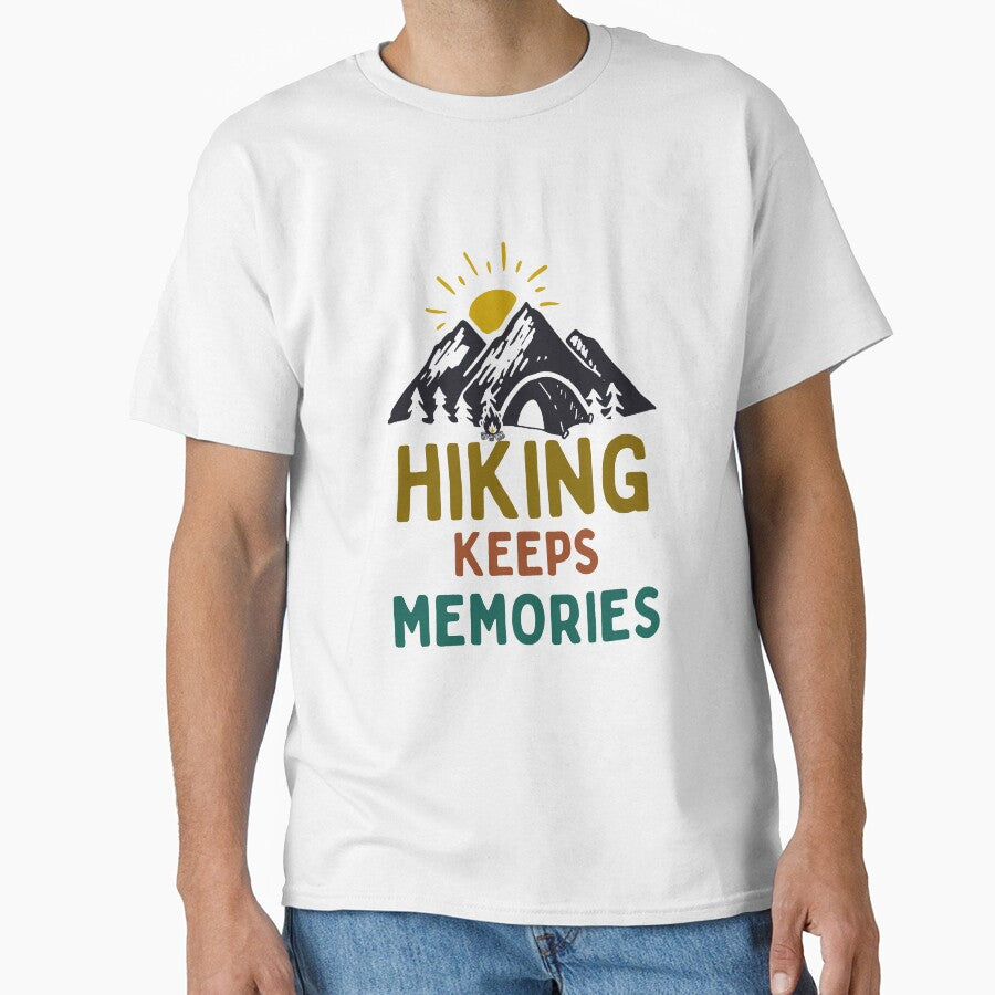 Retro Hiking Keeps Memories Art Designs by Manilyn0907