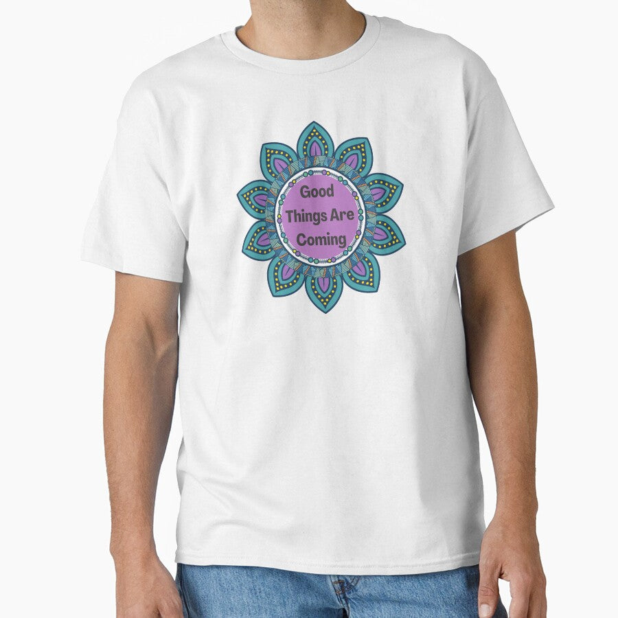 Good Things Are Coming Mandala Positive Affirmation by JDWCreations