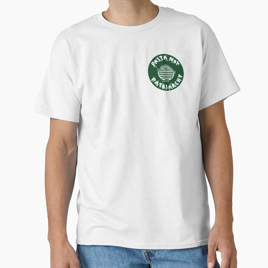 Pasta not patriarchy green logo by Rohza-Doodles