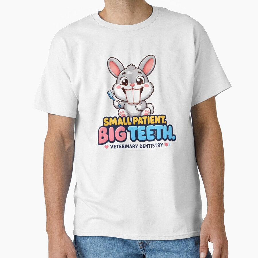 Small Patient, Big Teeth – Funny Veterinary Dentistry Bunny by Bettybee00