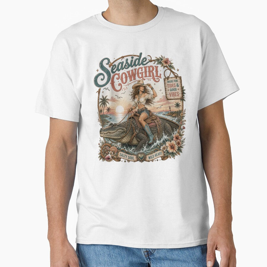 Seaside Cowgirl Salty Soul Wild Heart - Made For Tides & Good Vibes by legendaryskins
