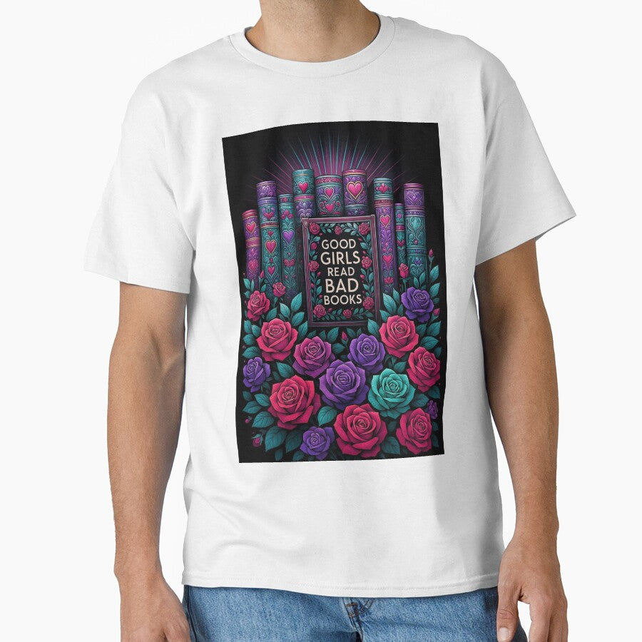 Good Girls Read Bad Books Gothic Roses & Books Design by Compass and a Camera