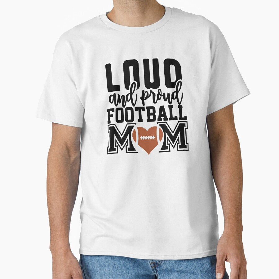 Loud and Proud Football Mom Apparel & Home Decor by Compass and a Camera