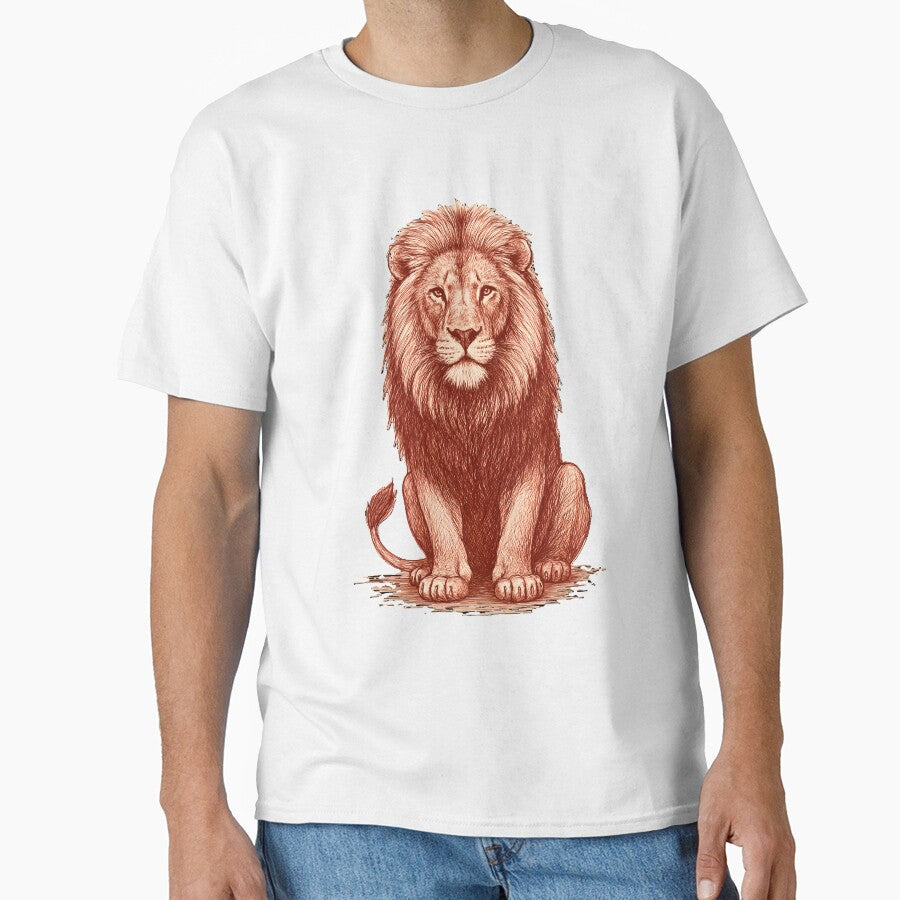 Lion Line Art by AWildLifeShop