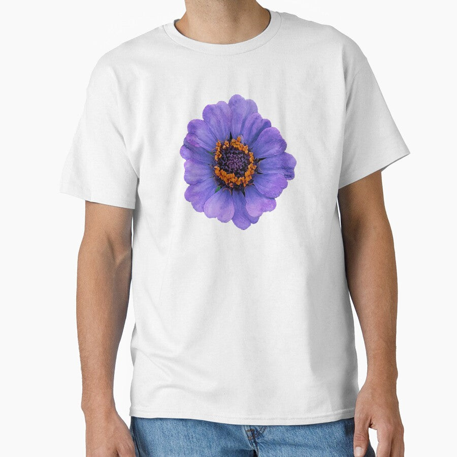 Zinnia Elegans Purple Flower Common Zinia by monica-mirt