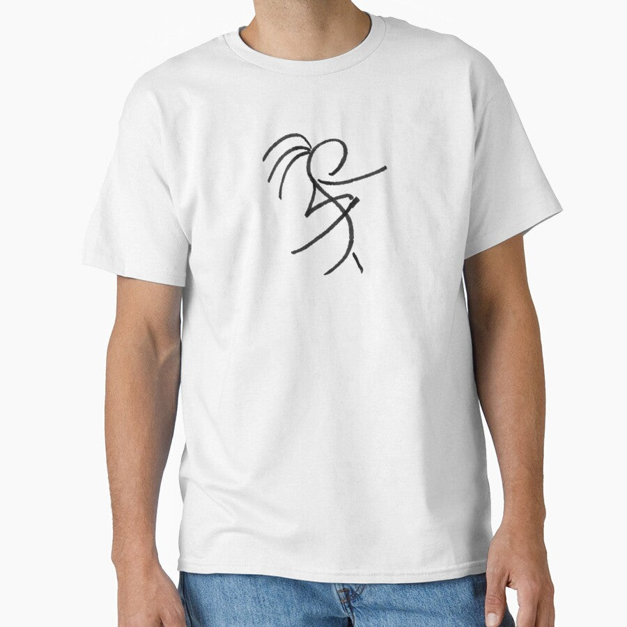 Samurai - minimalist ink art by navym