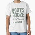 Austin Bachelorette Party Sage Green Boots Booze and Besties Country Western Design by mysticblvd