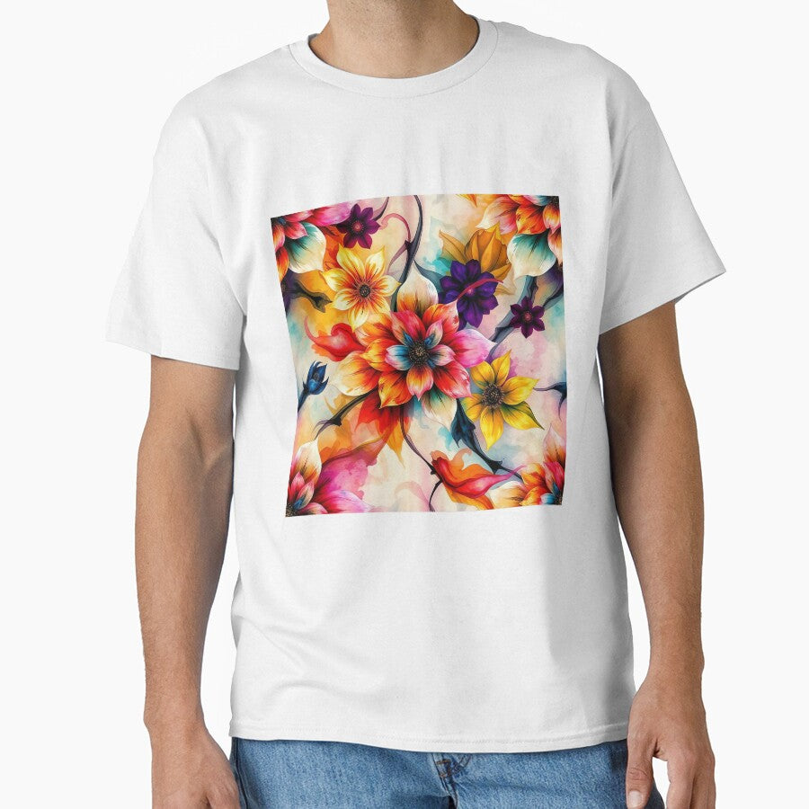 Modern Floral Seamless Pattern for Home Decor and Accessories | Flower design for T-Shirts, Mugs & Stickers, Phone Cases by TheGaliyaStudio