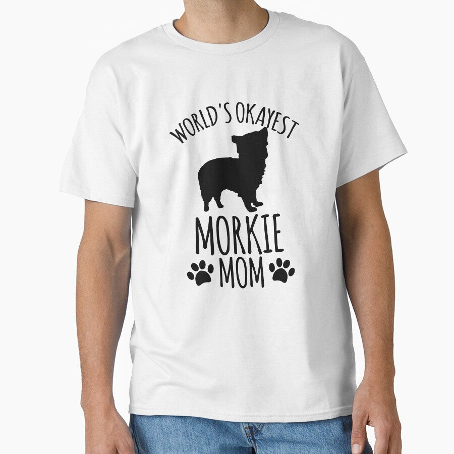 Worlds Okayest Morkie Mom - Dog Mom by kindxinn