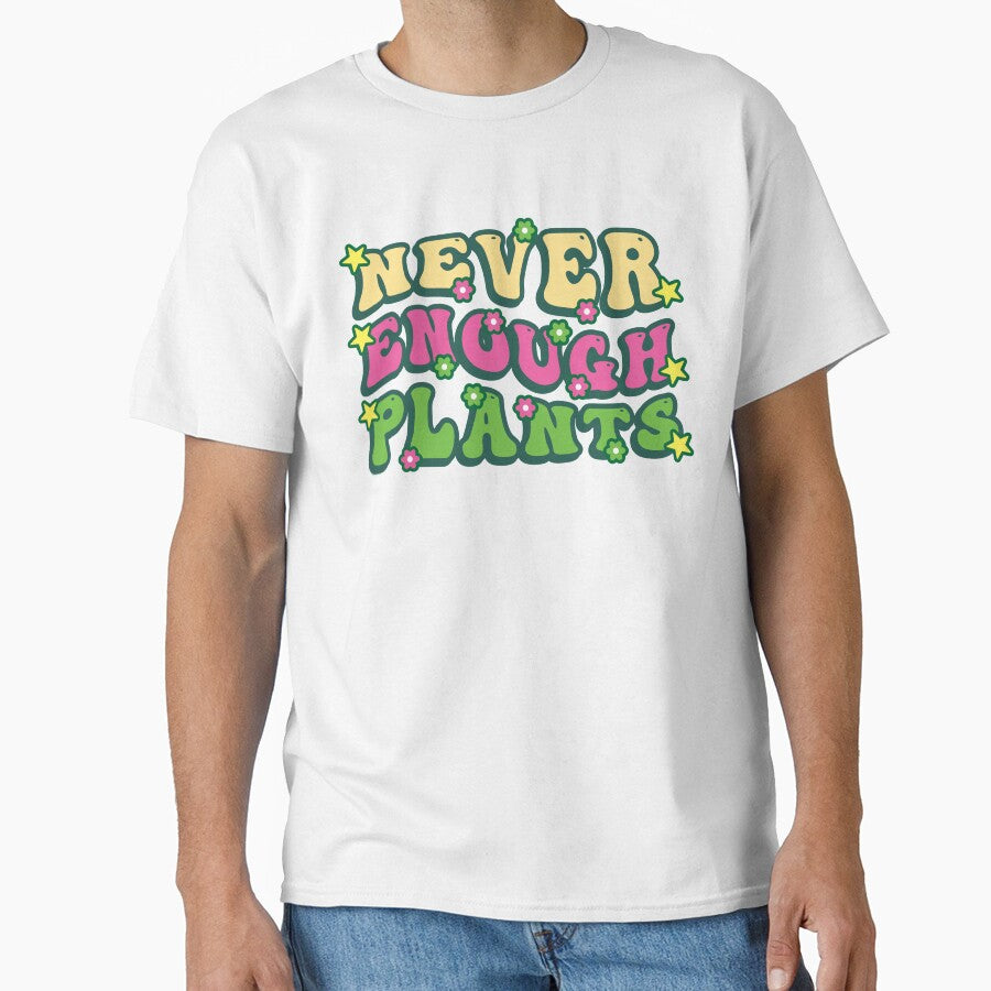 Groovy Gardener mom design , Never Enough Plants - Colorful text design for Organic Gardening by Fokma