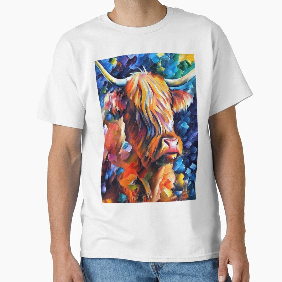Highland Cow Oil Painting by StephenJSmith
