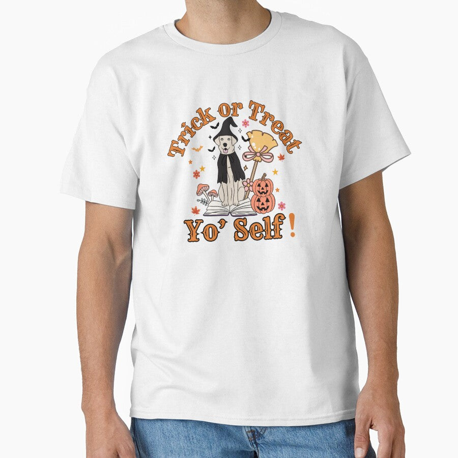 Trick or Treat Your Self Fall Halloween Female Design by Raise2Shine