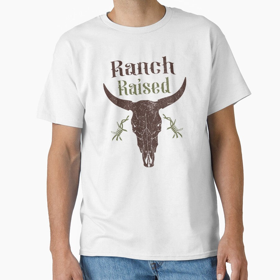 Ranch Raised — Rustic Western Country Aesthetic Design by PiqoPrints