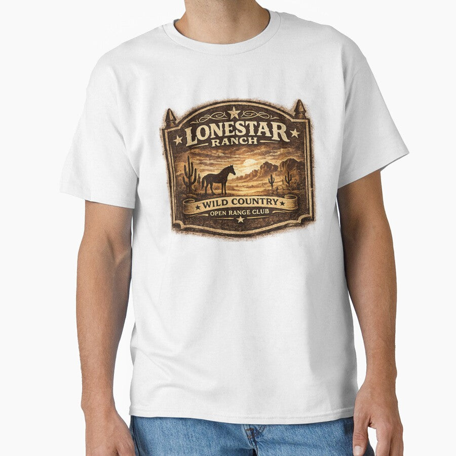 LONESTAR RANCH – Wild Country Western Badge by Anyshca