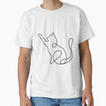 Cat one line drawing vector. Continuous line cats cover poster. Line art. by asbno19