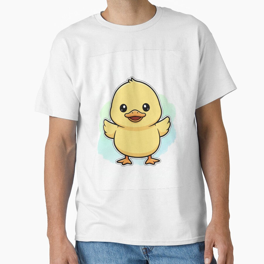 Funny Duck Mascot – Cute Yellow Duck Cartoon by Chicbyvalde973