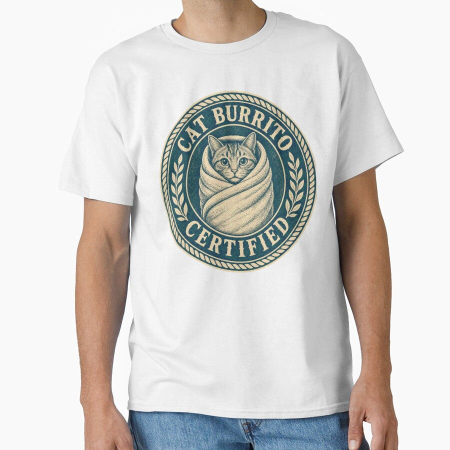 Cat Burrito Certified Vet Tech Badge by BoosterShop