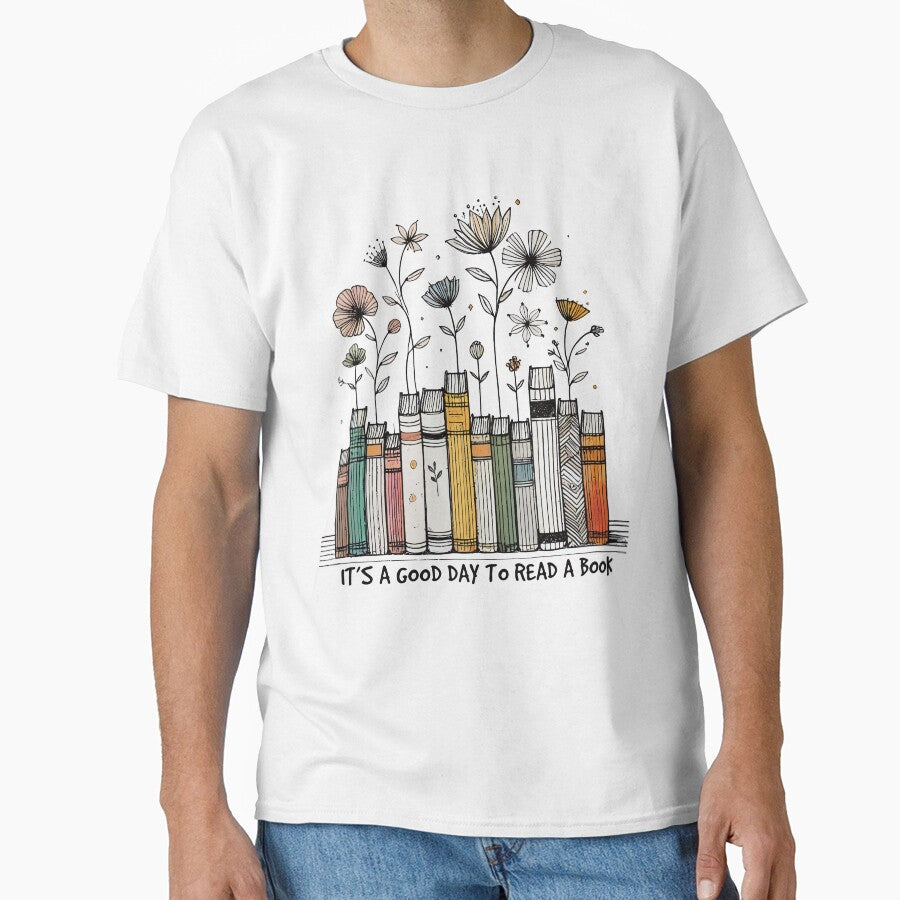 Bookworm Funny Book Saying Florales by LuminOrb