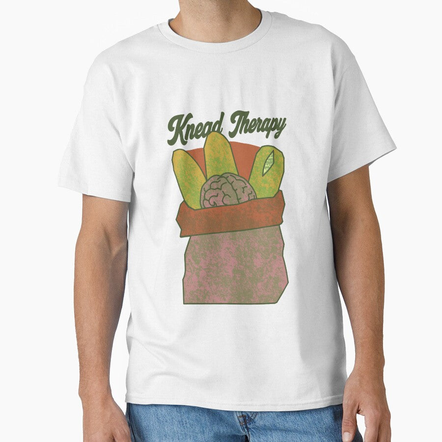 Knead Therapy Funny Baker Bread Baking Mental Health by AbsurdAttic