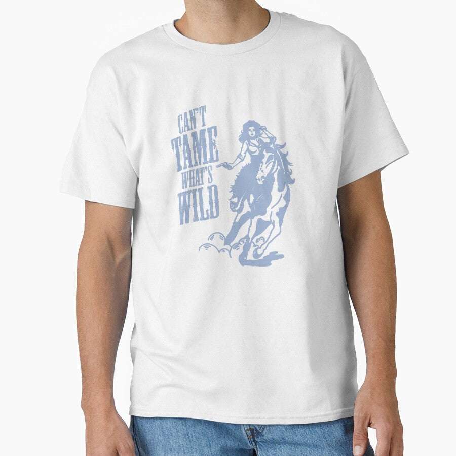 Can’t Tame What’s Wild Blue Cowgirl Aesthetic by Creative Brat Design Studio