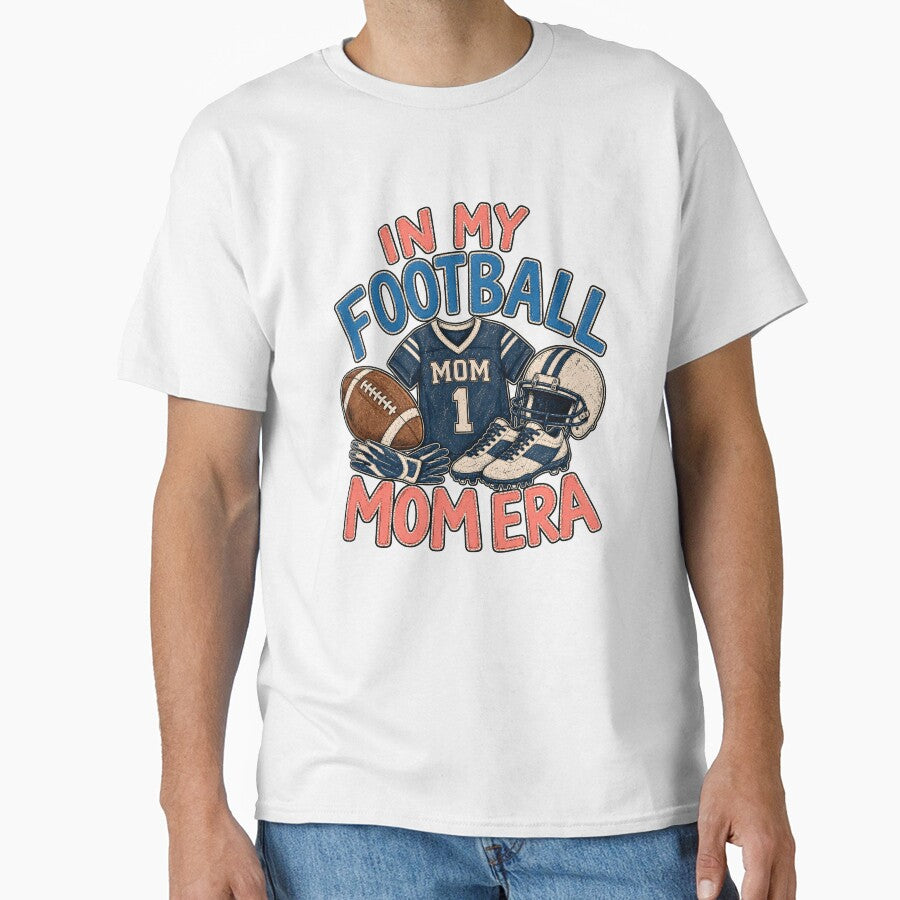 In My Football Mom Era shirt, Football Mom Gift, Proud Football Mom Graphic Tee, Game Day Mom Gift, touchdown, game day by Merchall  store