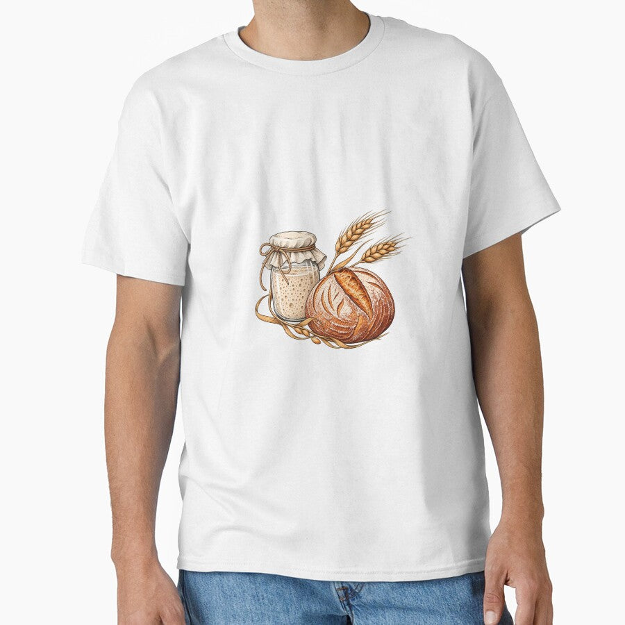 Sourdough Baker Artisan Bread and Starter Art by AMICO77