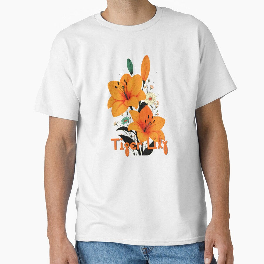 Tiger Lily Bloom Botanical Radiance by ForeverPrintsOK