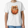 Basketball, Basketball Game Day, Coquette Basketball Bow, Basketball Mom Design, Basketball, Game Day Splatter by DesignDenDo ⭐⭐⭐⭐⭐