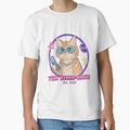 Y2K Kitty Krew - Retro Flip Phone Cat Meme Sticker & T-Shirt by cozy corner co.