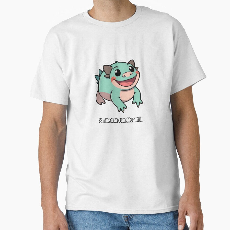 Axolotl - Smiled At You Meant It - Funny Axolotl Gift by pawdrops