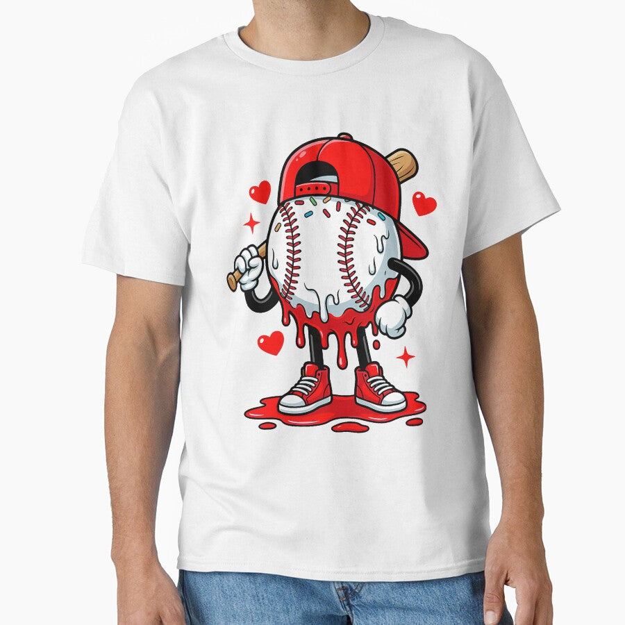 Baseball Drip Icecream Character Funny Melting Scene by ImeldaSparks