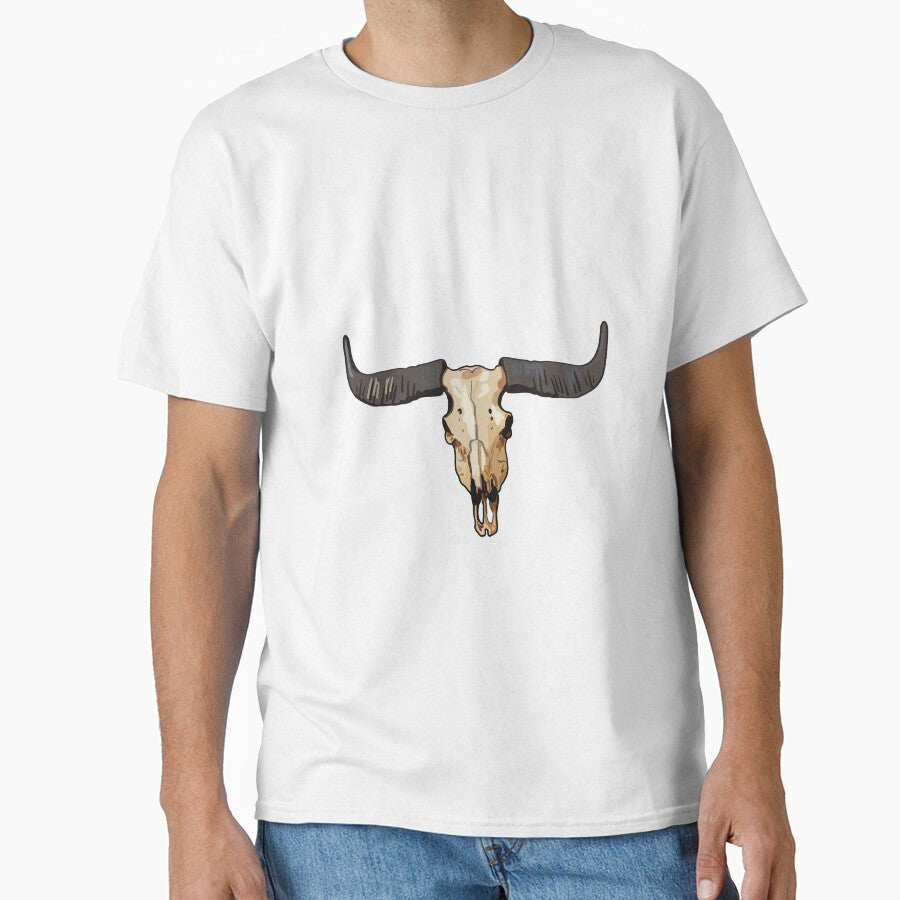 Western Skull Sticker – Cow Skull PNG Transparent Boho Cowboy Decal by Bedoya Illustrations