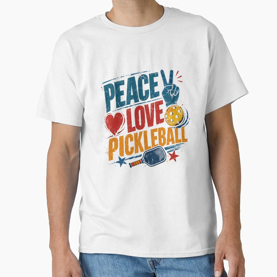 Peace Love Pickleball Player Fan Lover by JonesFlora2025