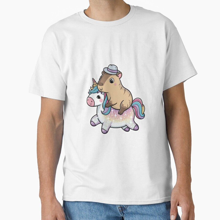 Capybara On Unicorn by NicolasGlowArt