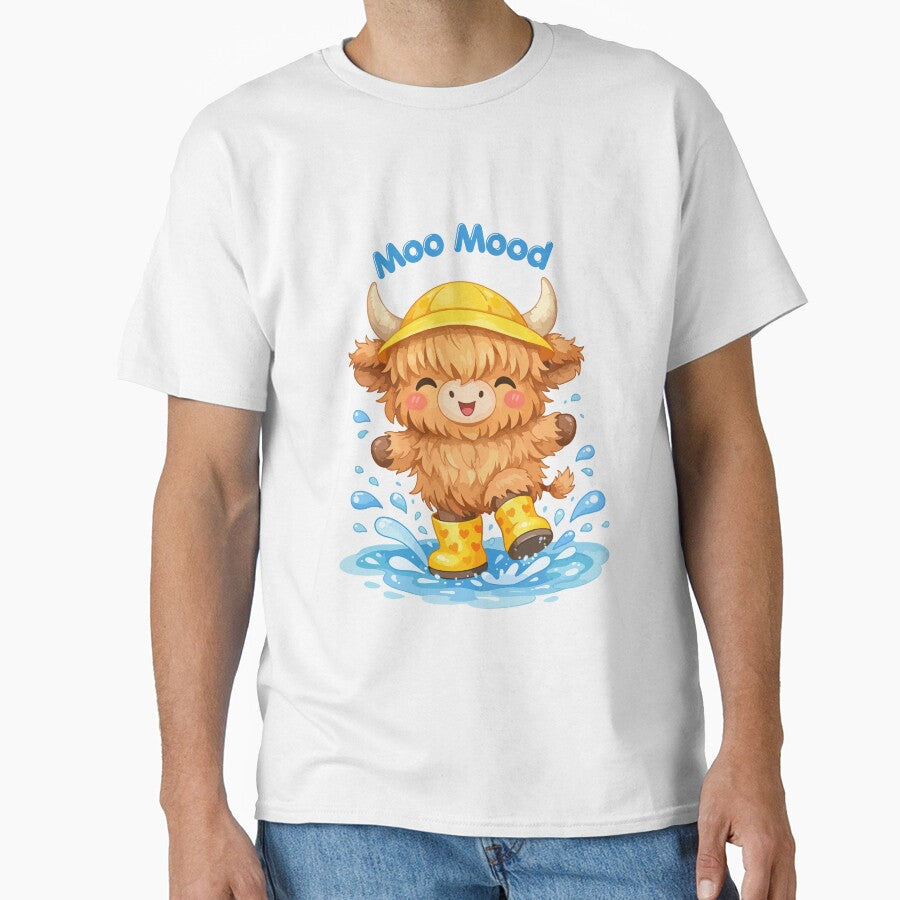 Cute Kawaii Highland Cow for Cow Lovers | Moo Moo Funny Farm Animal by stylishdzign