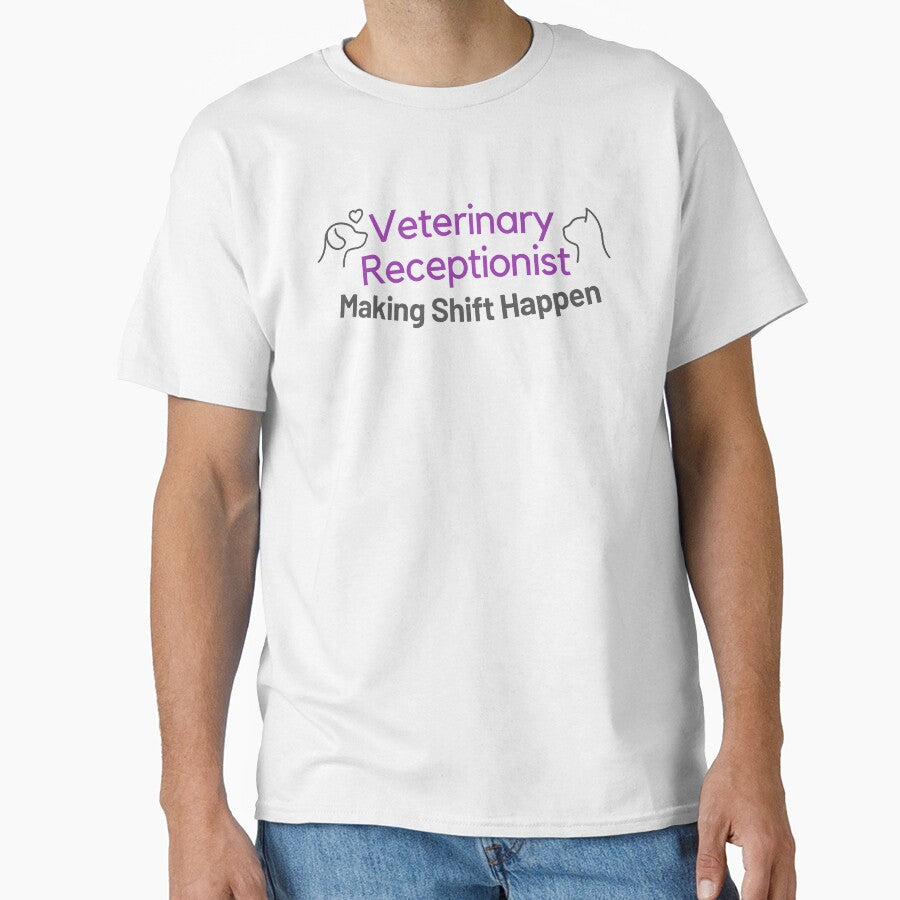 Veterinary Receptionist Making Shift Happen Purple by JDWCreations