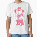 Pink Cowboy Cat Cute Western Kawaii Design by trajeado14