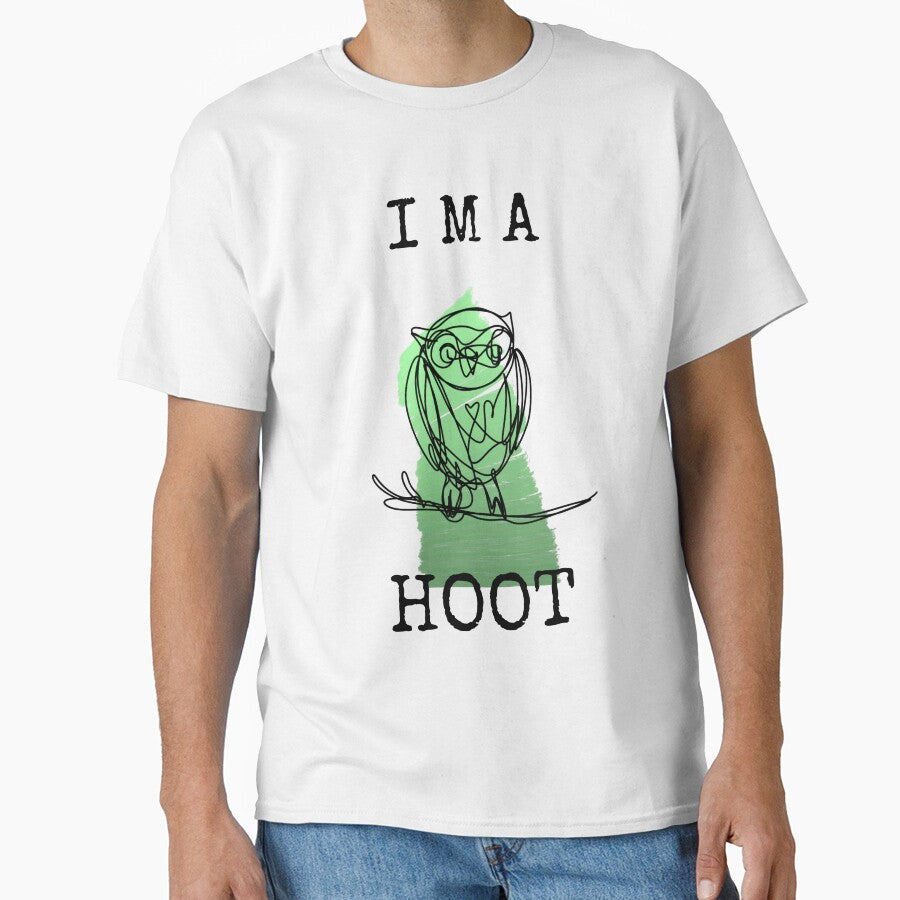 I M A Hoot Owl One Line Art by NftyThreads