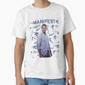 Manifest Ben Stone Poster With Flights And Planes Pattern Background by AnkaTEEshop