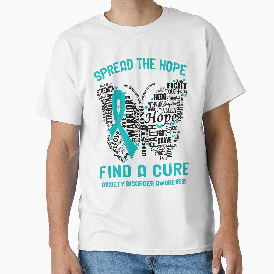 Anxiety Disorder Awareness - Spread The Hope Find A Cure by Hilten