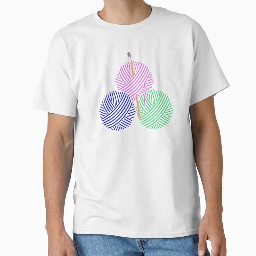 Pastel crochet wool by Byrnsey