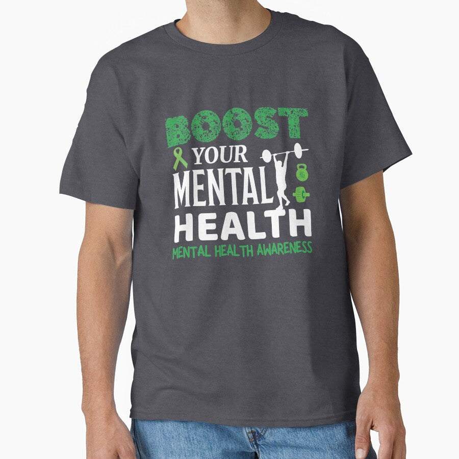 Mental Health Awareness - Boost Your Mental Health With Exercise by OwlCanvas