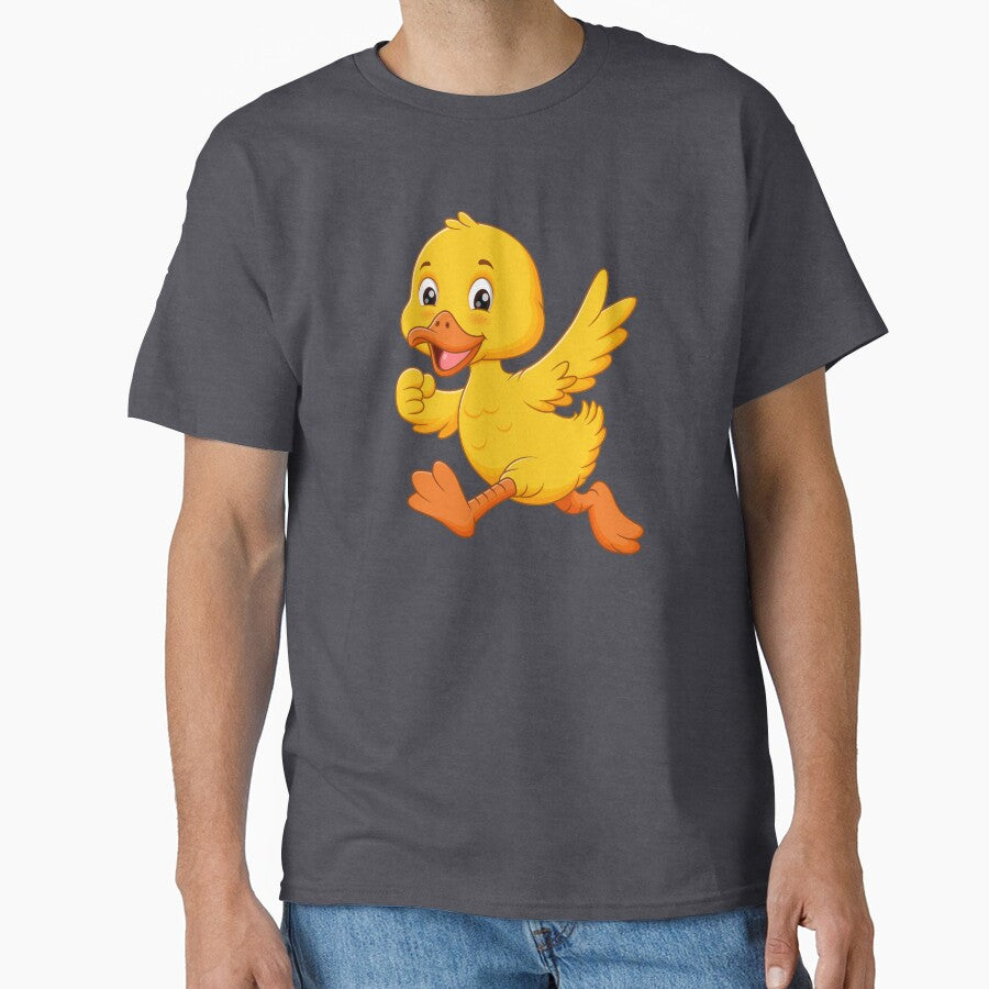 cute cartoon duck running sticker by anandsiva2703